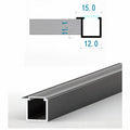 牆板收口條 頂線 鋁合金線條 Aluminum Alloy Decorative Trim for WPC Wall Panel Finishing