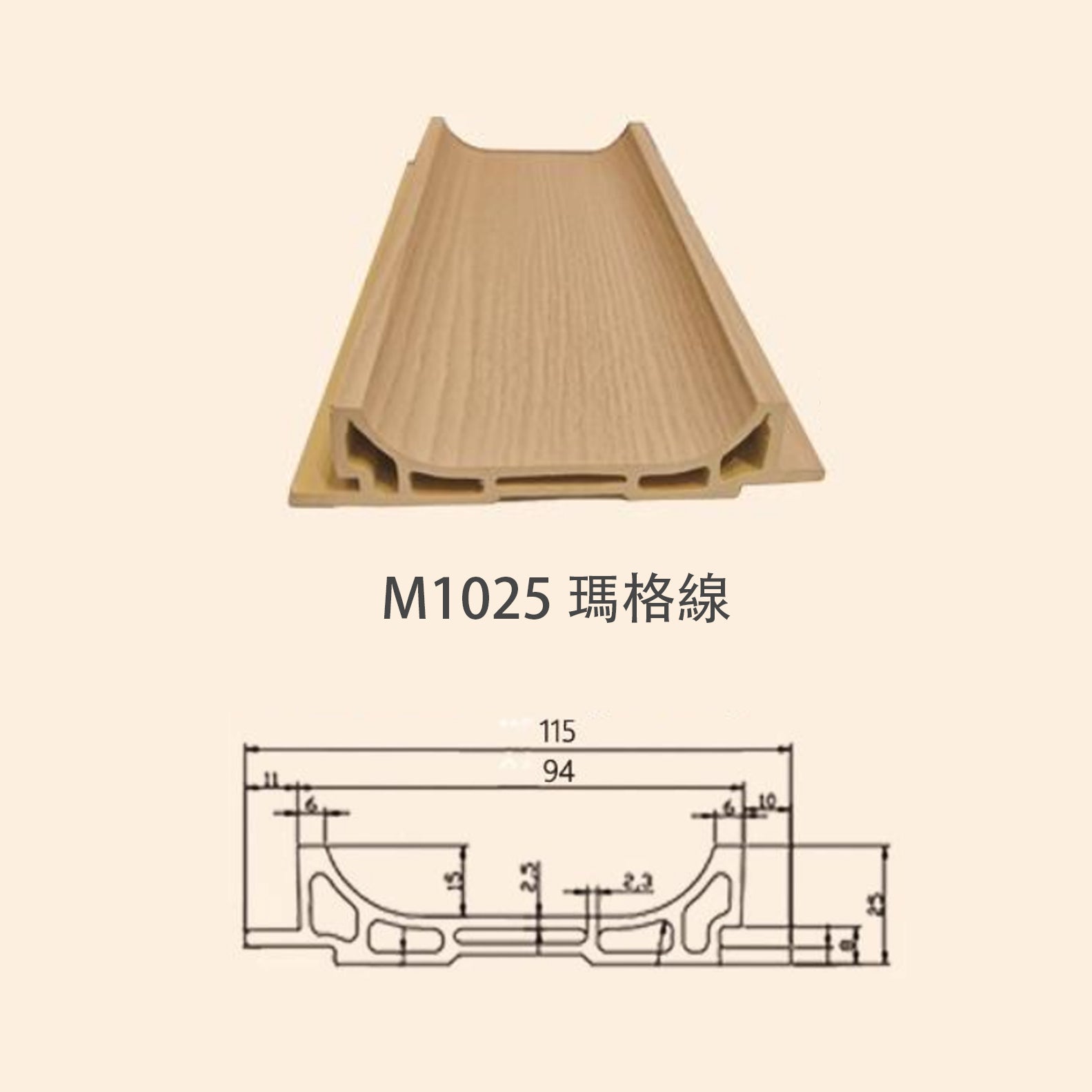 牆板 WPC Panel M0625 M1025 M1525 M2025 M4025 瑪格線 造型牆板 防水防潮 Decorative Wall Panel
