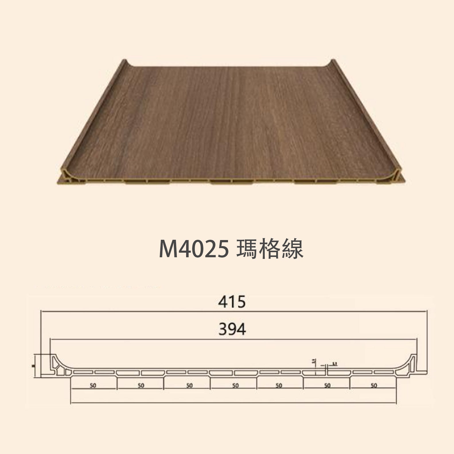 牆板 WPC Panel M0625 M1025 M1525 M2025 M4025 瑪格線 造型牆板 防水防潮 Decorative Wall Panel