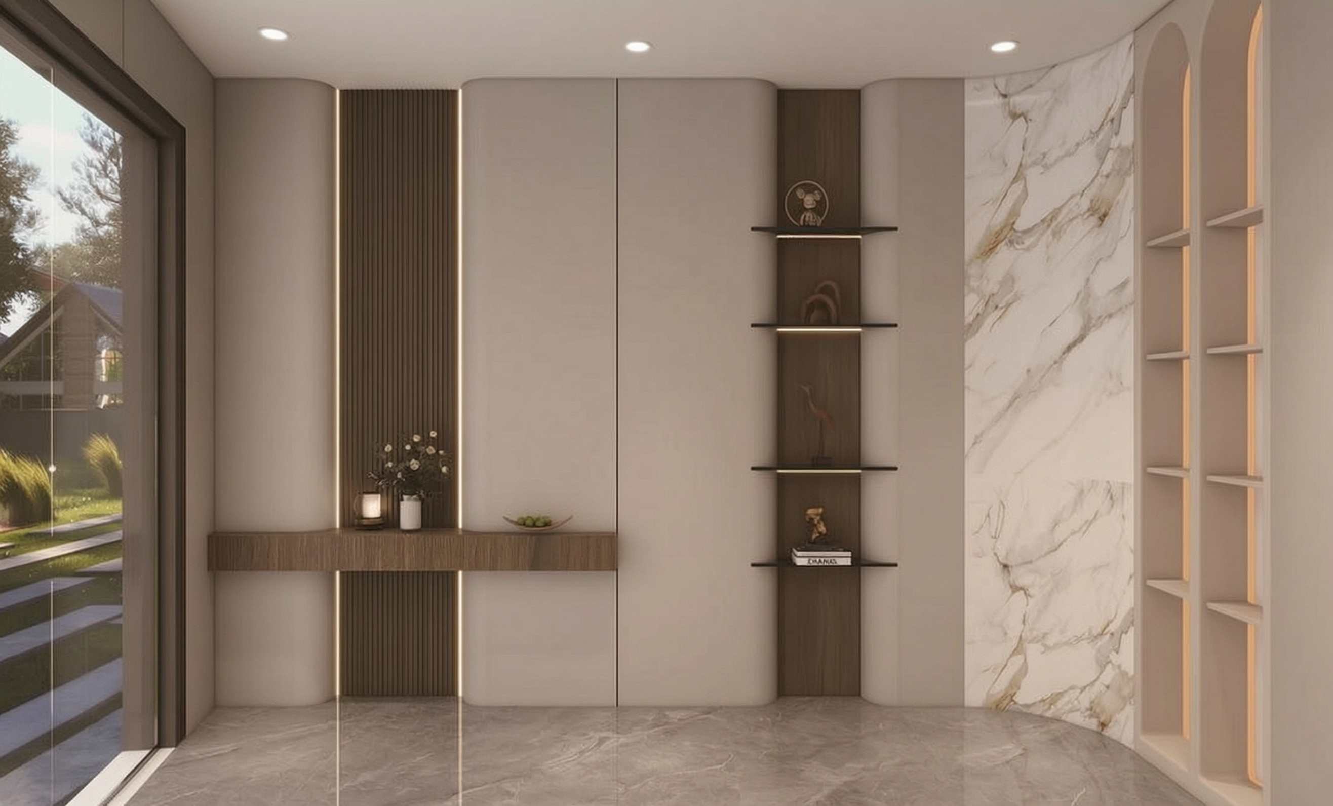 牆板 WPC Panel M178內圓板 造型牆板 防水防潮 Decorative Wall Panel