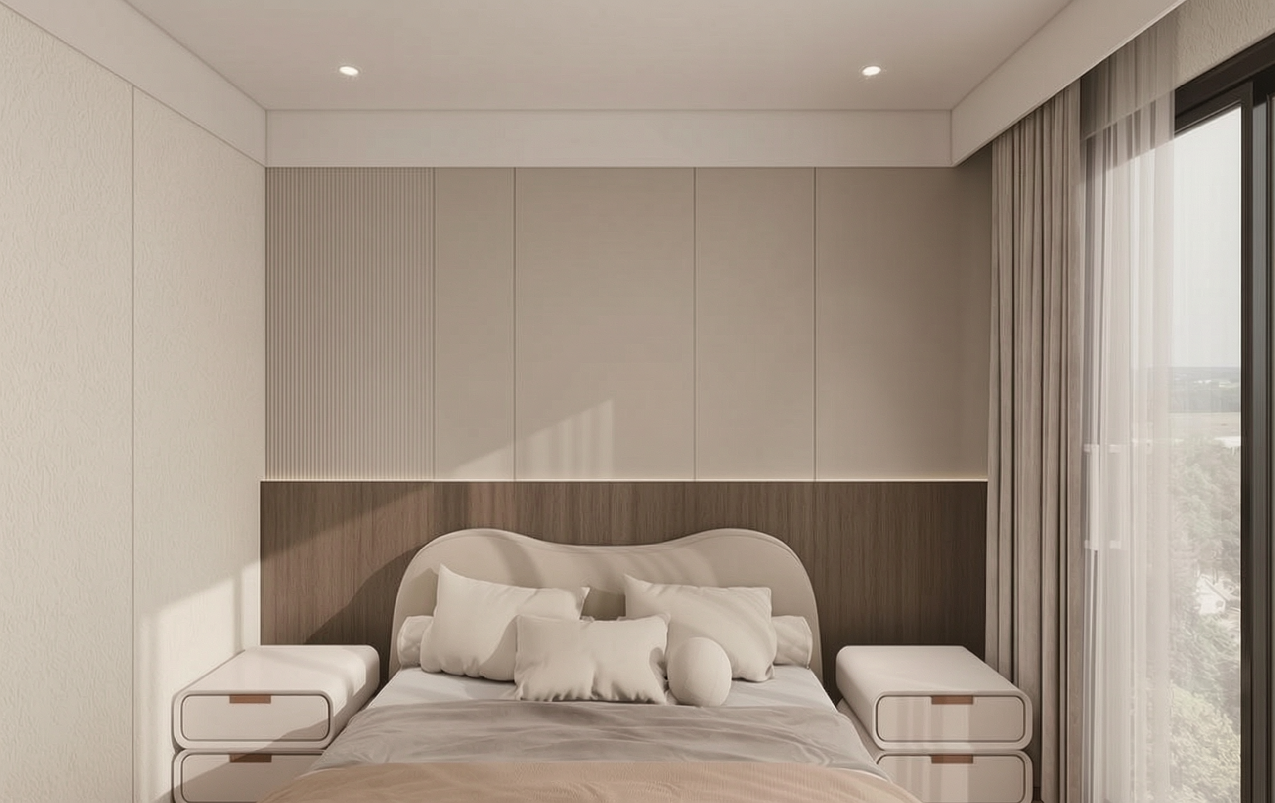 牆板 WPC Panel M300波浪板 造型牆板 防水防潮 Decorative Wall Panel