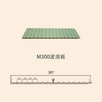 牆板 WPC Panel M300波浪板 造型牆板 防水防潮 Decorative Wall Panel
