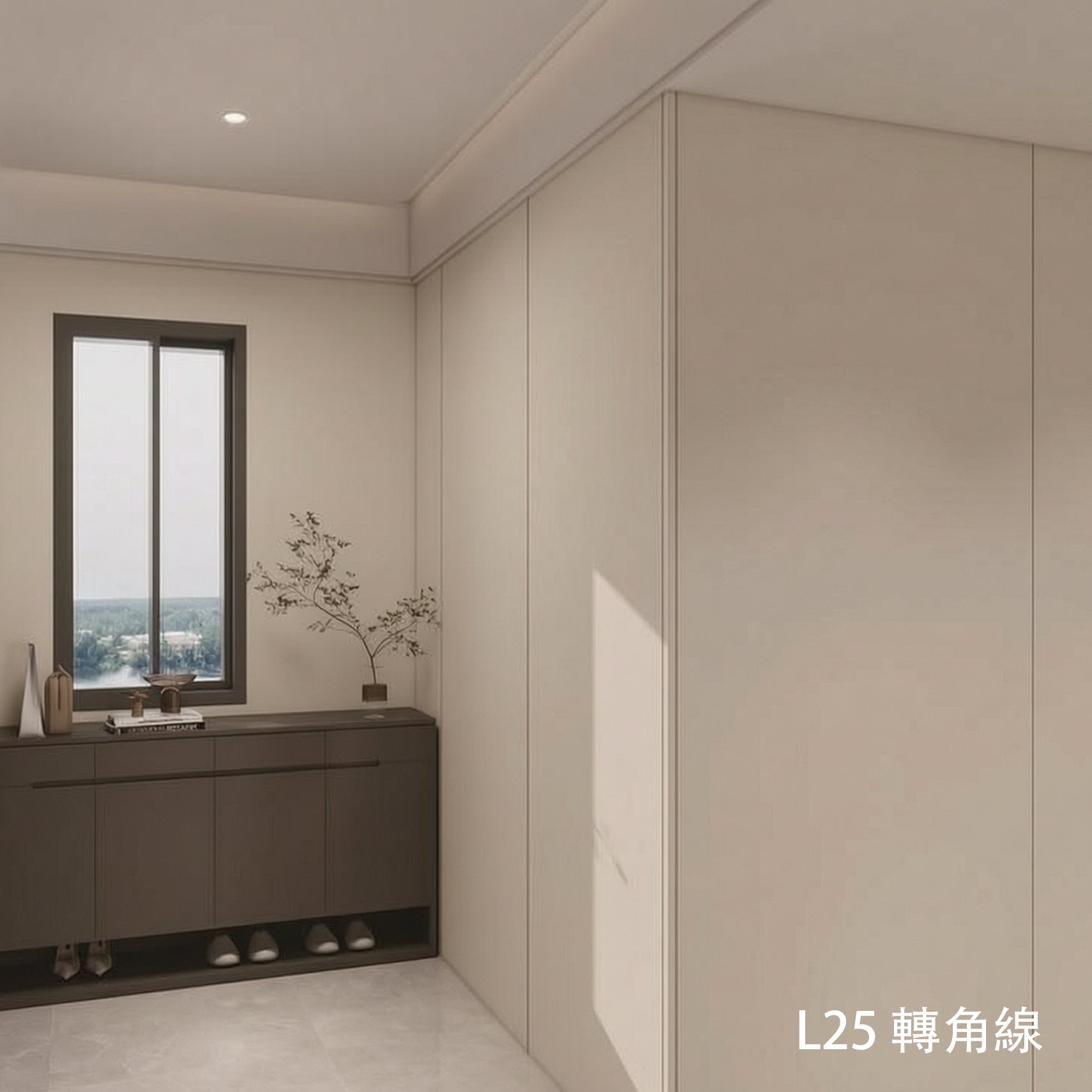 牆板 WPC Panel L25轉角線 造型牆板 防水防潮 Decorative Wall Panel
