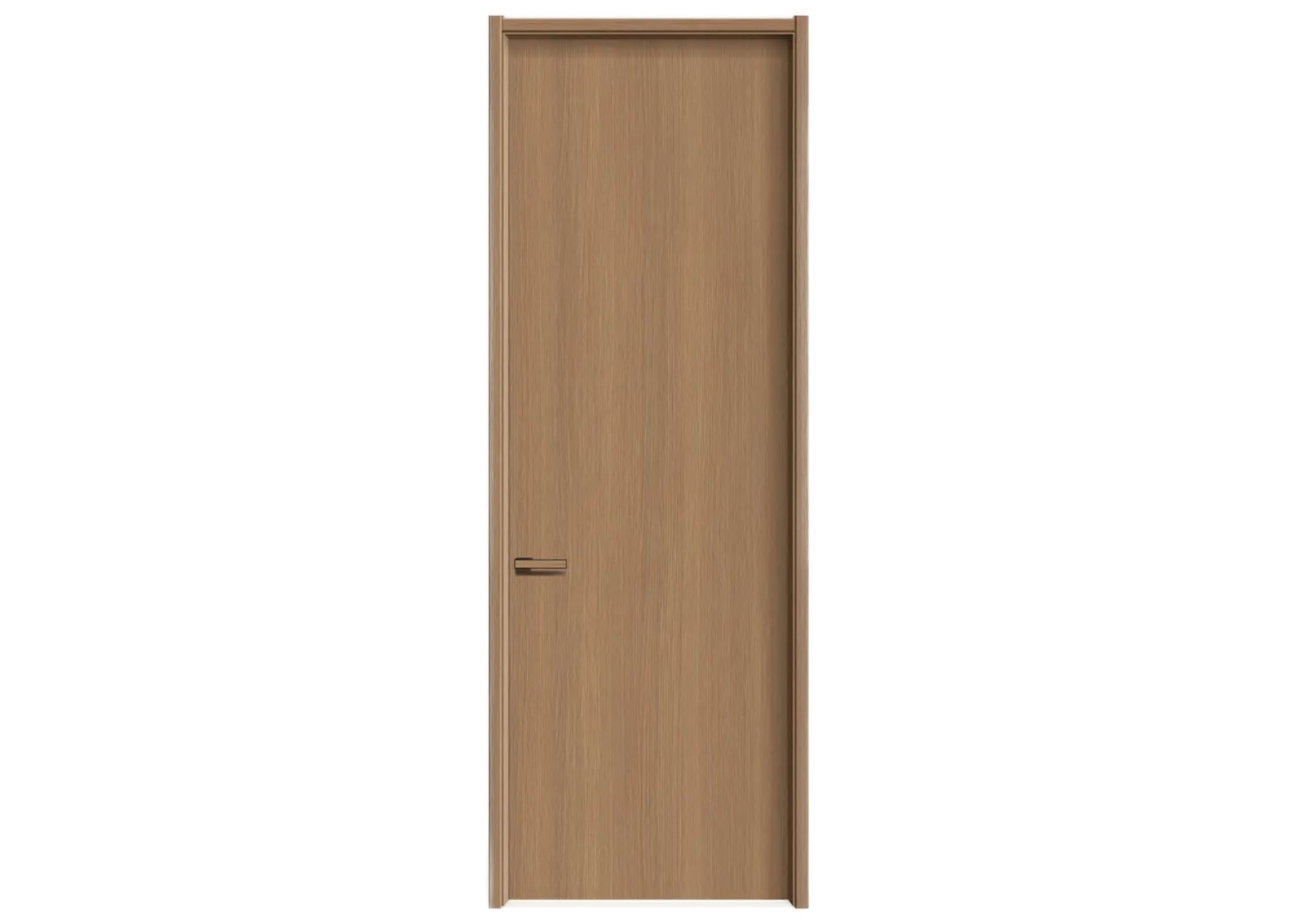 木門 Wooden Door 型號：平板 顏色：本真6 複合實木門 Wood Composite Door Veneer Door