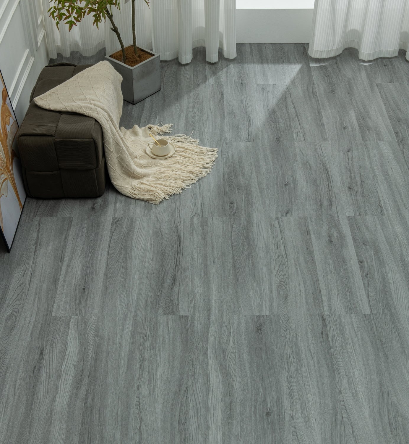 SPC地板 SPC Flooring 型號：D09 5mm 地板 Flooring 防水防潮 Waterproof & Eco-friendly 鎖釦式地板 SPC Lock Flooring