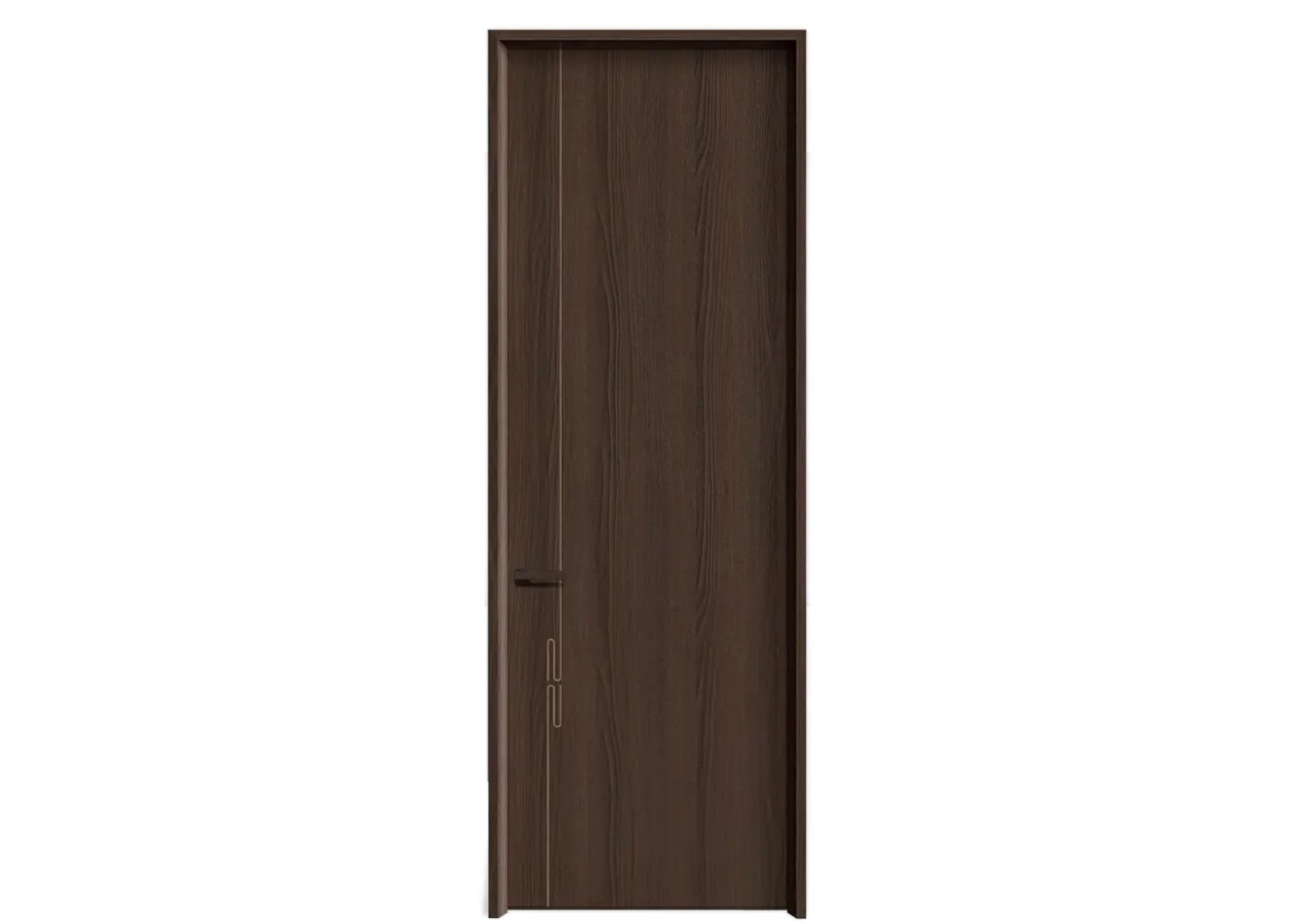 木門 Wooden Door 型號：M-05 顏色：本色2 複合實木門 Wood Composite Door Veneer Door