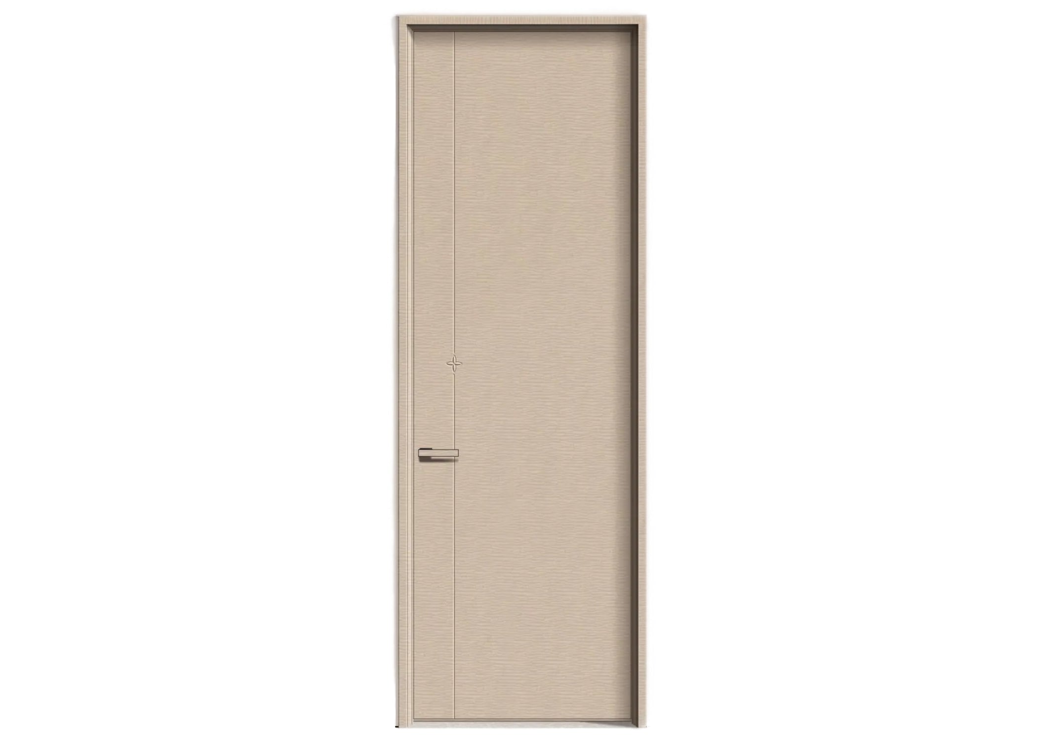 木門 Wooden Door 型號：M-19 顏色：本色9 複合實木門 Wood Composite Door Veneer Door