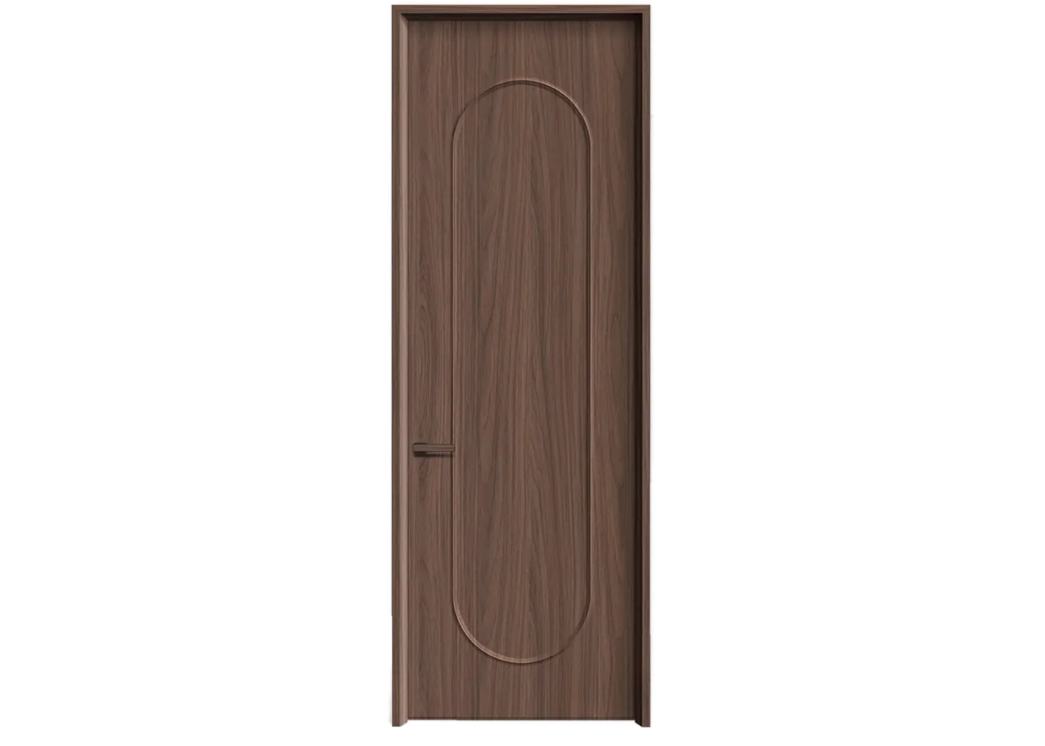 木門 Wooden Door 型號：QF02 顏色：本色6 複合實木門 Wood Composite Door Veneer Door