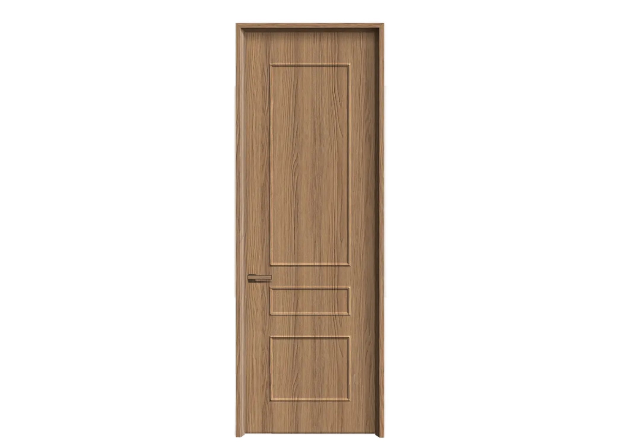 木門 Wooden Door 型號：QF06 顏色：本色1 複合實木門 Wood Composite Door Veneer Door